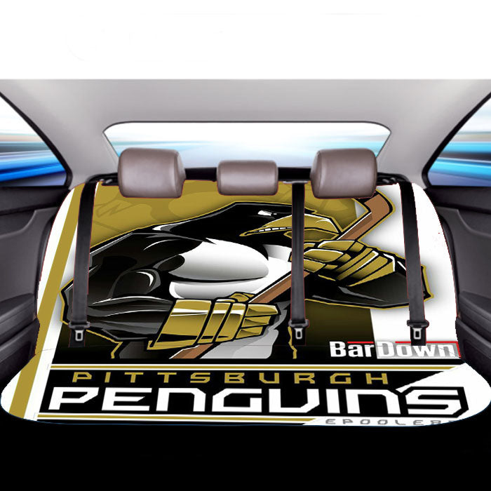 Pittsburg Penguins Nhl Hockey Car Back Rear Seat Covers