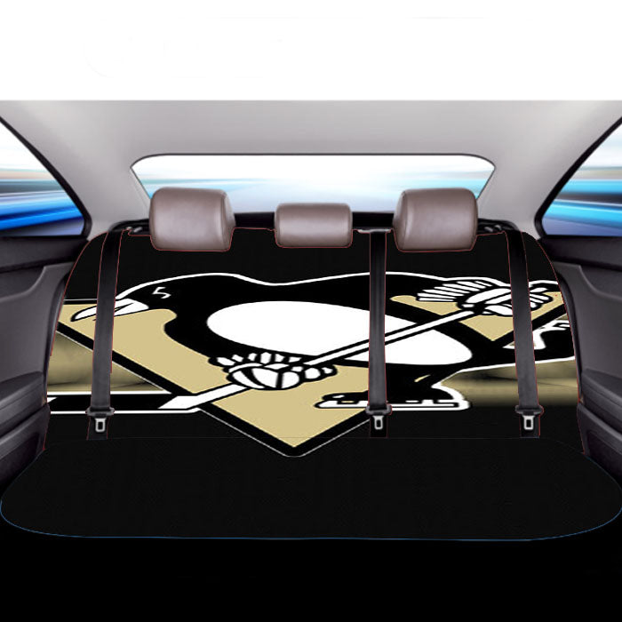 Pittsburgh Penguins Art Car Back Rear Seat Covers