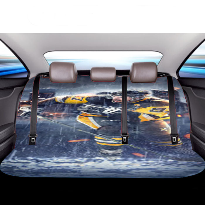 Pittsburgh Penguins Sidney Crosby Car Back Rear Seat Covers