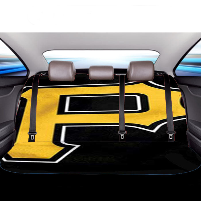 Pittsburgh Pirates Flag Car Back Rear Seat Covers