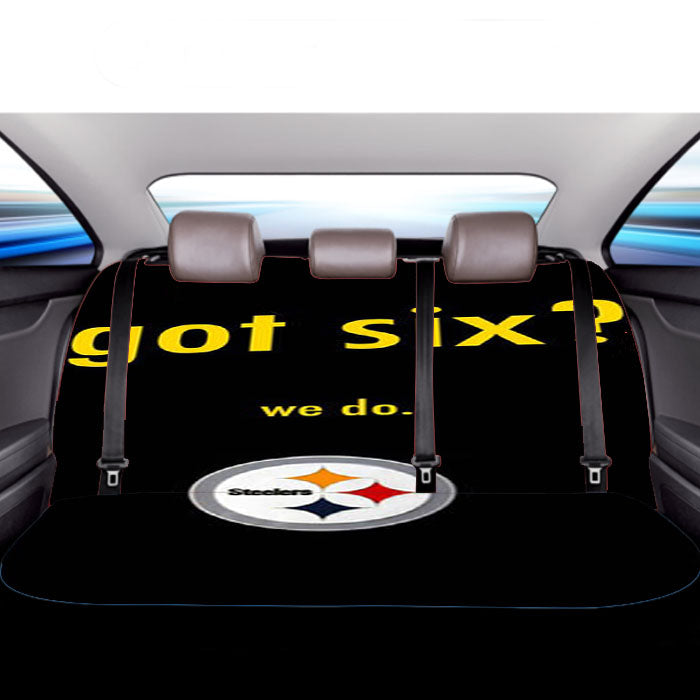 Pittsburgh Steelers Car Back Rear Seat Covers