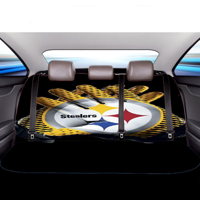 Pittsburgh Steelers 4 Car Back Rear Seat Covers