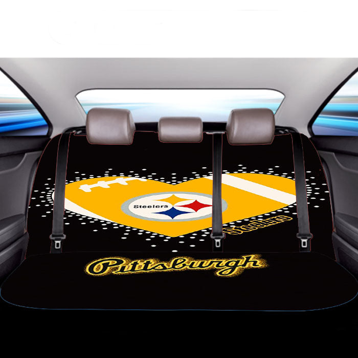 Pittsburgh Steelers Hearth Car Back Rear Seat Covers