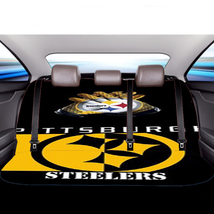 Pittsburgh Steelers New Car Back Rear Seat Covers