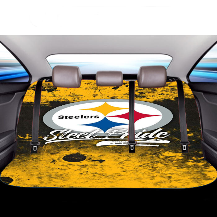 Pittsburgh Steelers Nfl Steel Pride Wallpapers Car Back Rear Seat Covers