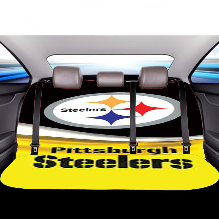 Pittsburgh Steelers Ripple Tall Car Back Rear Seat Covers