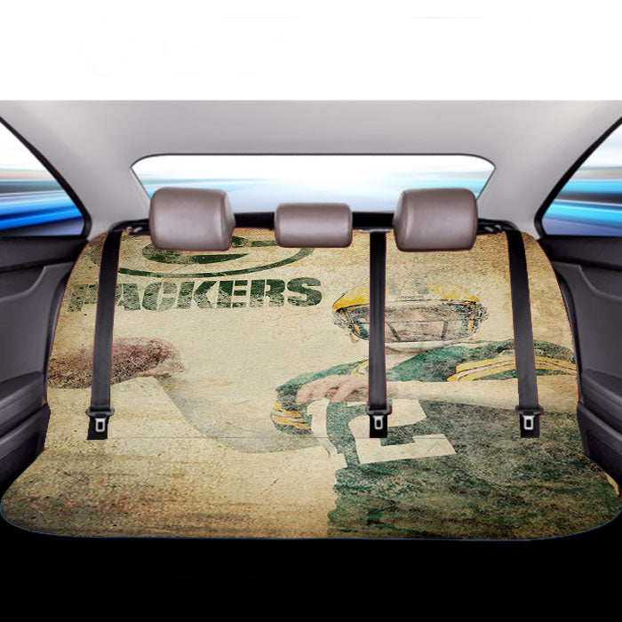 Placa Decorativa Nfl Packers Parede Car Back Rear Seat Covers