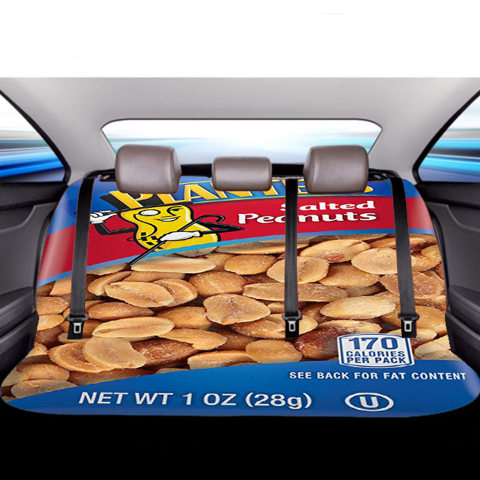 Planters Salted Mr Peanuts Car Back Rear Seat Covers