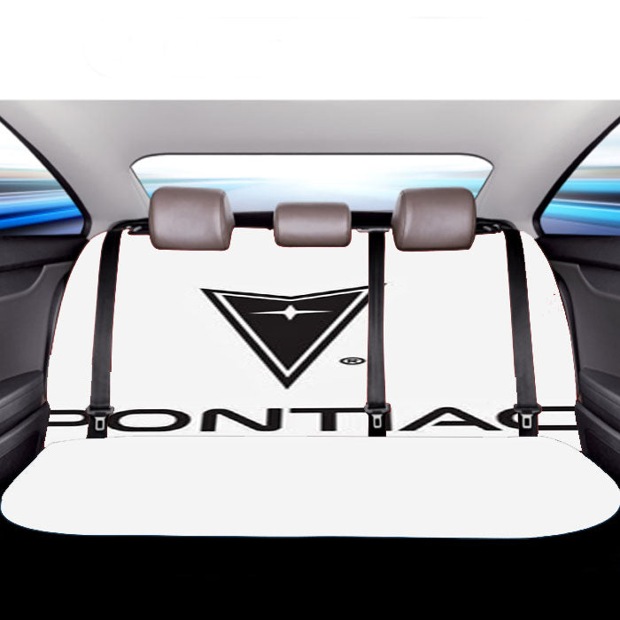 Pontiac Car Logo Car Back Rear Seat Covers