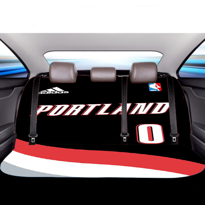 Portland Nba Number Zero Jersey Wallpaper Car Back Rear Seat Covers