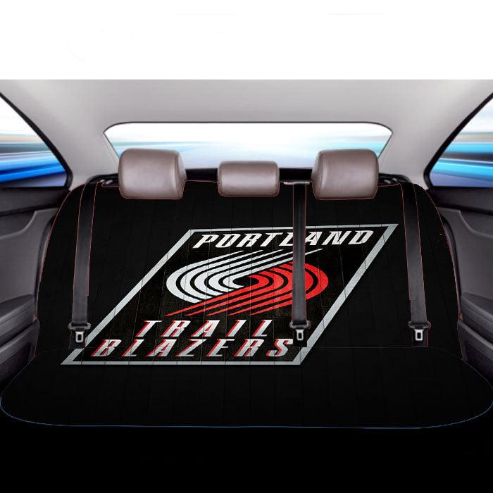 Portland Trail Blazers Hardwood Car Back Rear Seat Covers