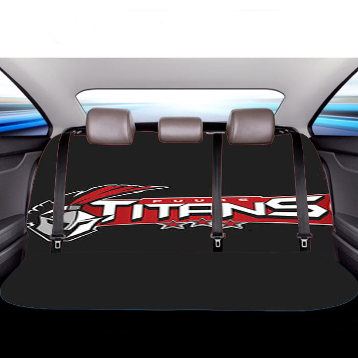Puurs Titans Logo Grey Car Back Rear Seat Covers