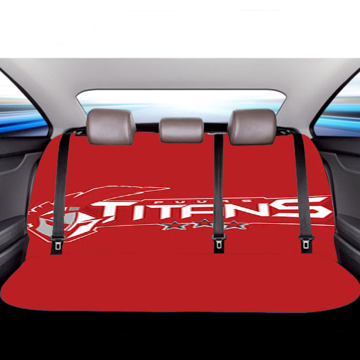 Puurs Titans Logo Red Car Back Rear Seat Covers