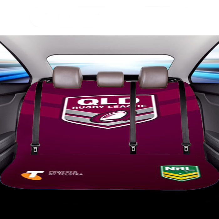 Qld Rugby League Car Back Rear Seat Covers