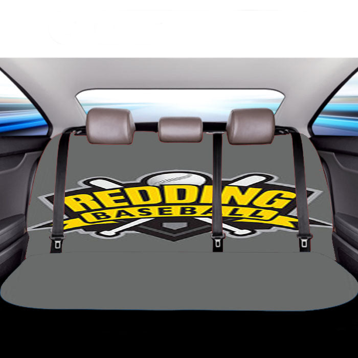 Redding Baseball Logo Gray Car Back Rear Seat Covers