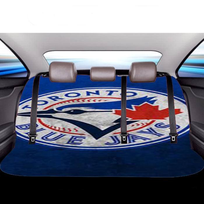 Retro Toronto Blue Jays Car Back Rear Seat Covers