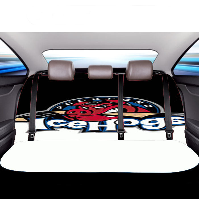 Rockford Ice Hogs Car Back Rear Seat Covers