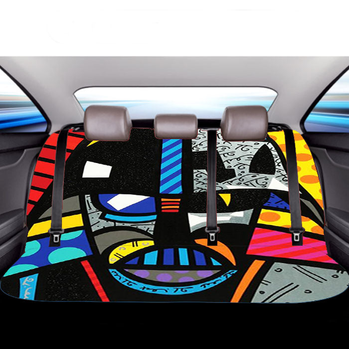 Romero Britto Darth Vader Star Wars Wallpaper Car Back Rear Seat Covers