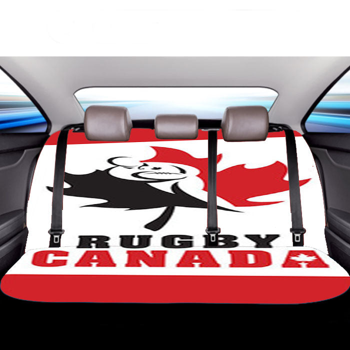 Rugby Canada Car Back Rear Seat Covers