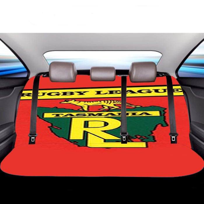 Rugby League Tasmania Red Car Back Rear Seat Covers
