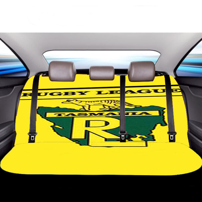 Rugby League Tasmania Yellow Car Back Rear Seat Covers