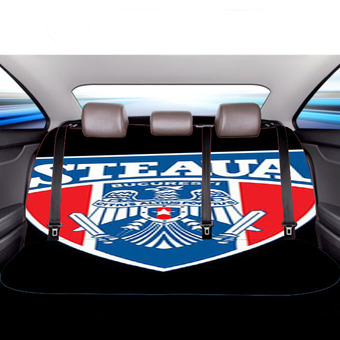 Rugby Steaua Logo Black Car Back Rear Seat Covers