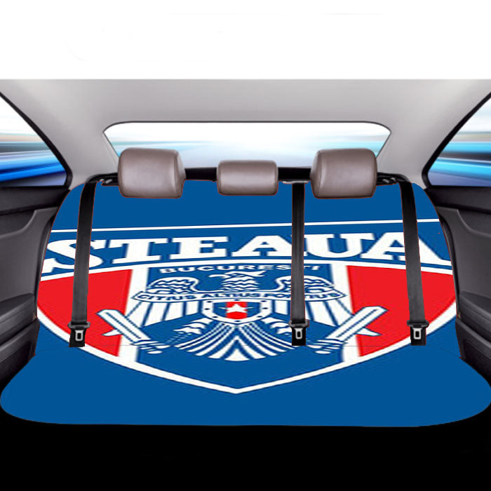 Rugby Steaua Logo Blue Car Back Rear Seat Covers