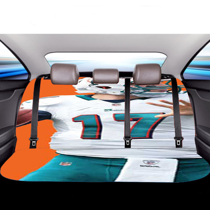 Ryan Tannehill Orange Car Back Rear Seat Covers
