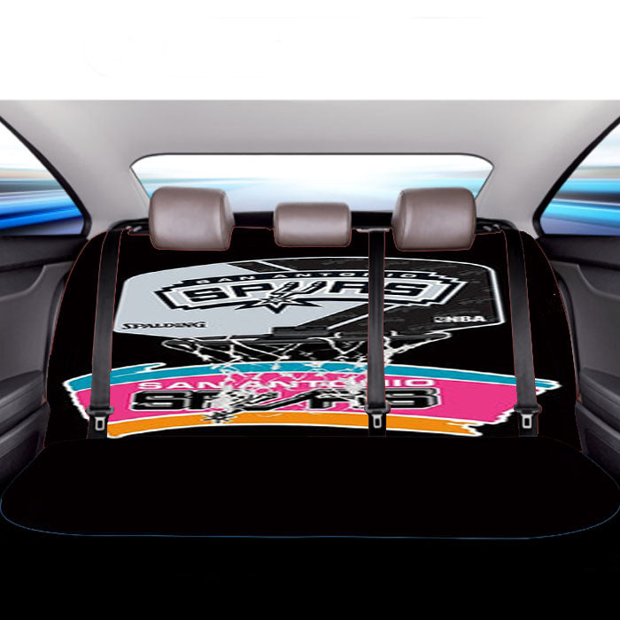 San Antonio Spurs 2 Car Back Rear Seat Covers