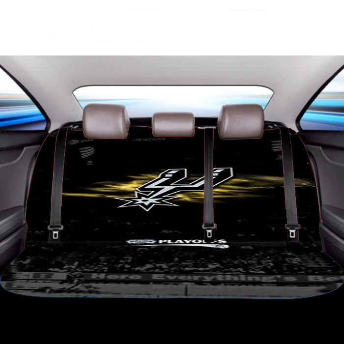 San Antonio Spurs Field Car Back Rear Seat Covers