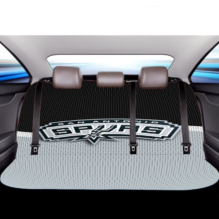 San Antonio Spurs Logo Jersey Car Back Rear Seat Covers
