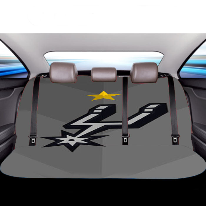 San Antonio Spurs Stars Car Back Rear Seat Covers