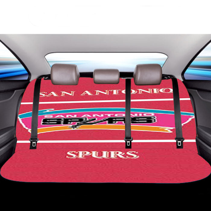 San Antonio Spurs Swatch Car Back Rear Seat Covers
