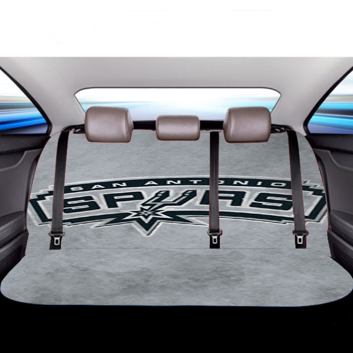 San Antonio Spurs Symbol Car Back Rear Seat Covers