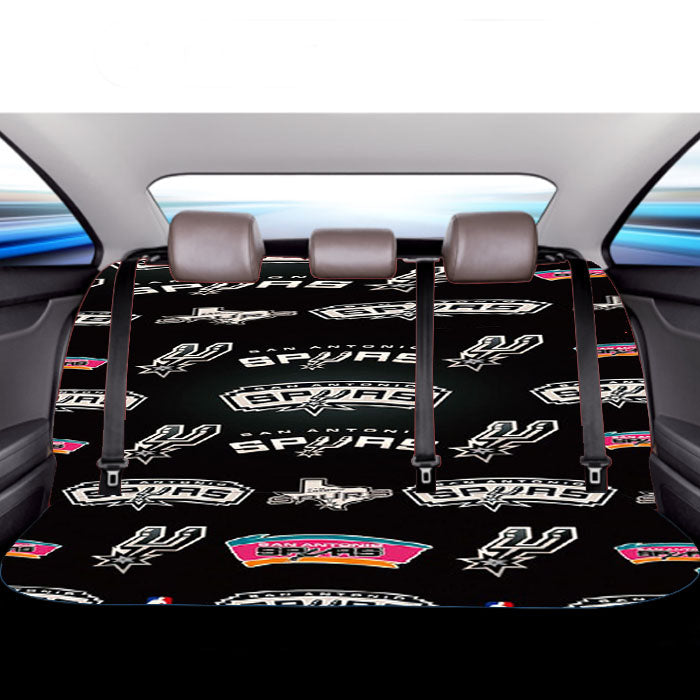 San Antonio Spurs Symbols 5 Car Back Rear Seat Covers