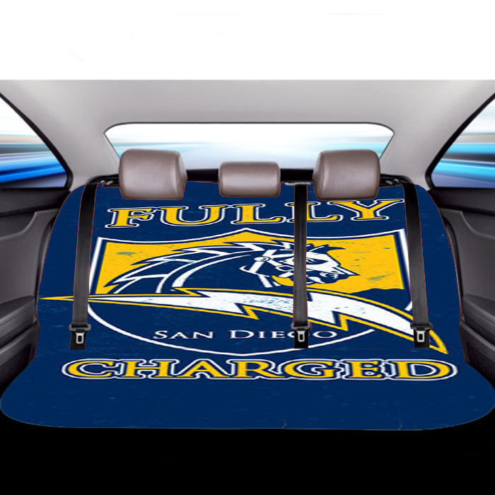 San Diego Chargers Fully Car Back Rear Seat Covers