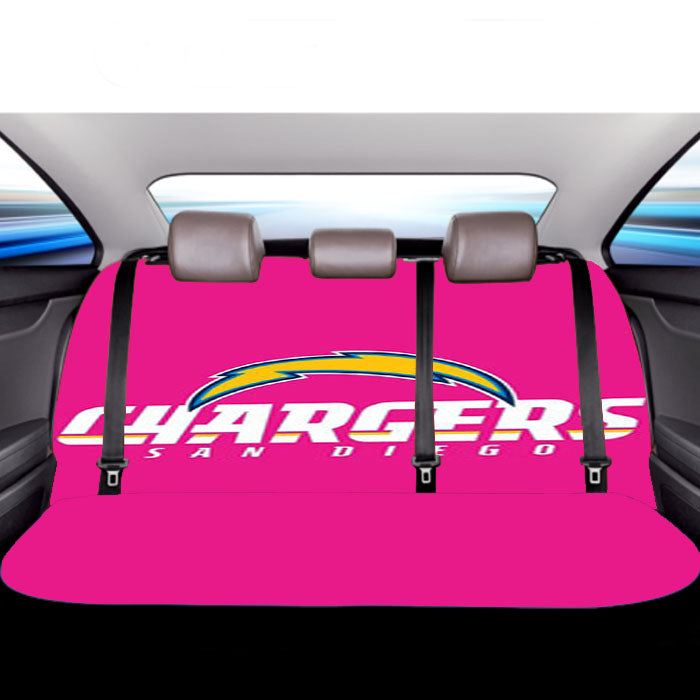 San Diego Chargers Pink Car Back Rear Seat Covers