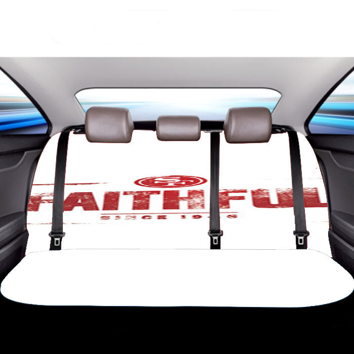 San Francisco 49Ers Faithful Car Back Rear Seat Covers