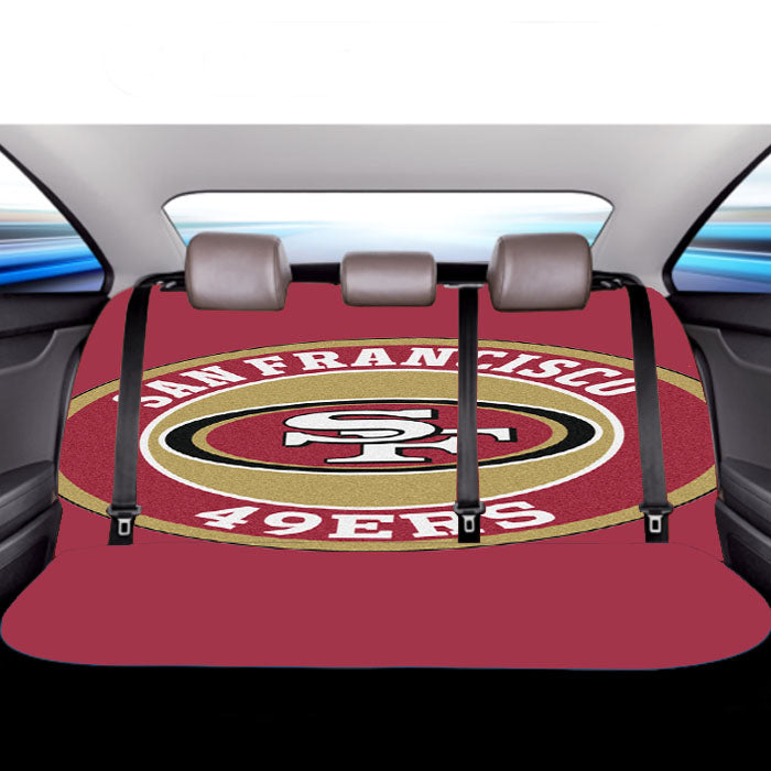 San Francisco 49Ers Logo Car Back Rear Seat Covers