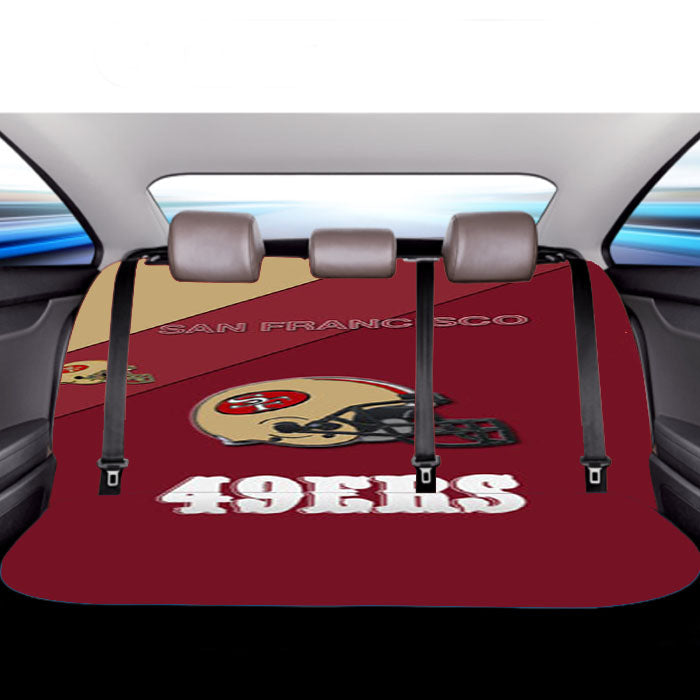 San Francisco 49Ers Logo Helm Car Back Rear Seat Covers
