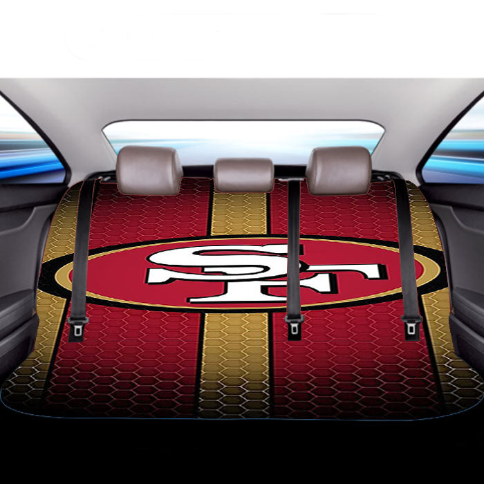 San Francisco 49Ers Shadow Car Back Rear Seat Covers
