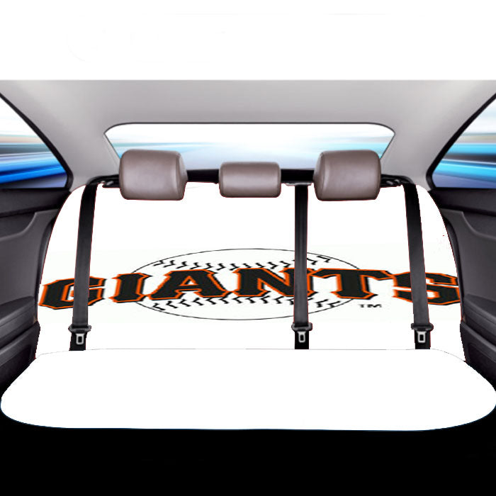 San Francisco Giants Ball Car Back Rear Seat Covers