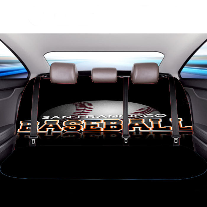 San Francisco Giants Baseball Logo Car Back Rear Seat Covers