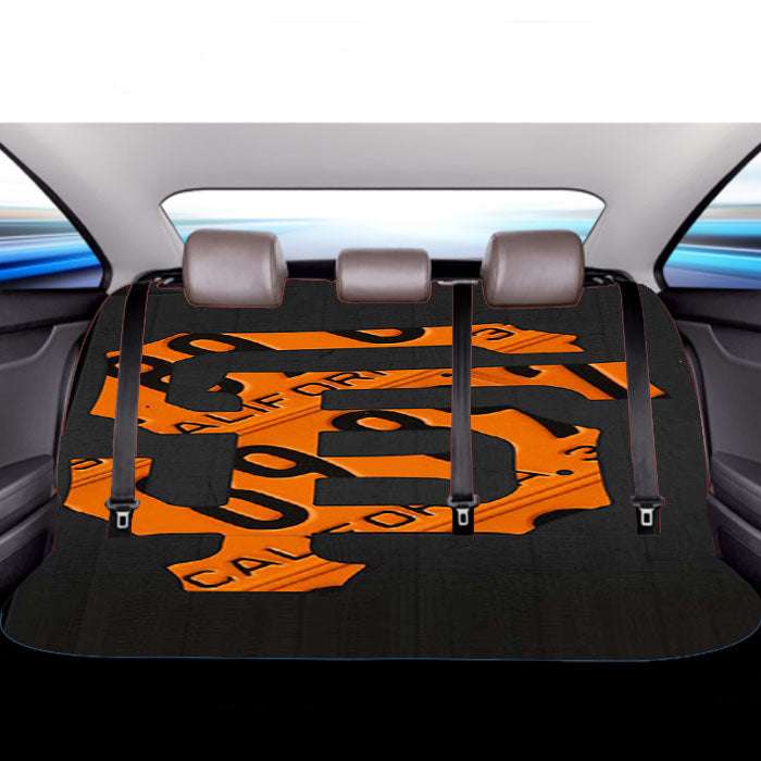 San Francisco Giants Baseball Vintage Logo Car Back Rear Seat Covers