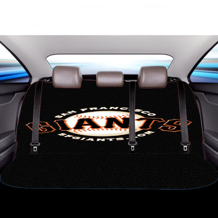 San Francisco Giants Black Car Back Rear Seat Covers