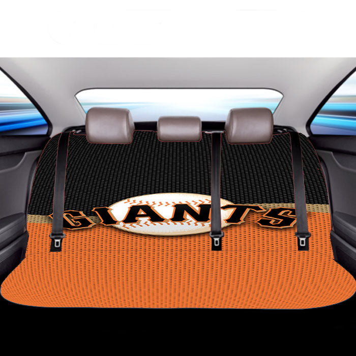 San Francisco Giants Logo Jersey Car Back Rear Seat Covers
