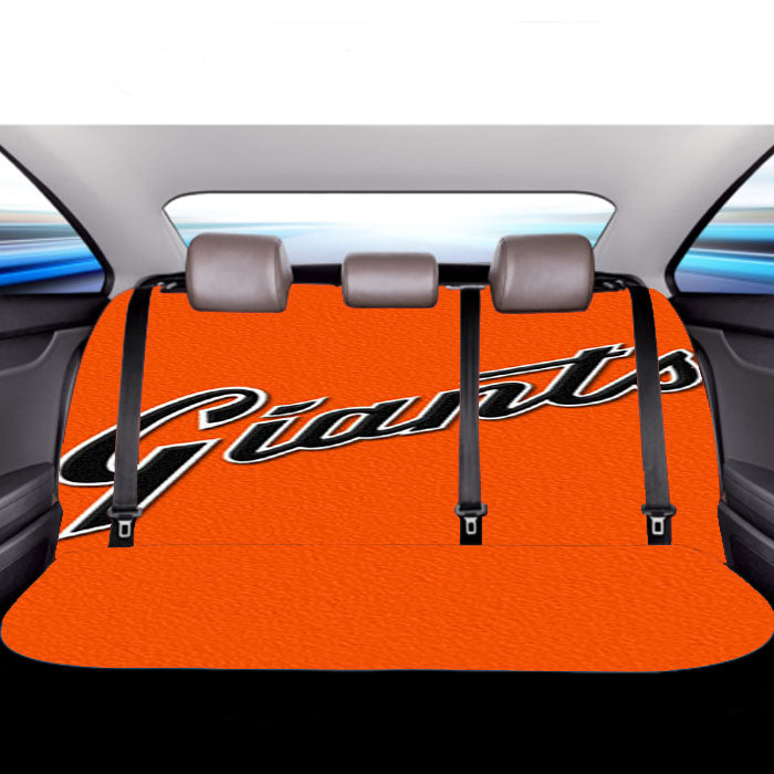 San Francisco Giants Text Car Back Rear Seat Covers