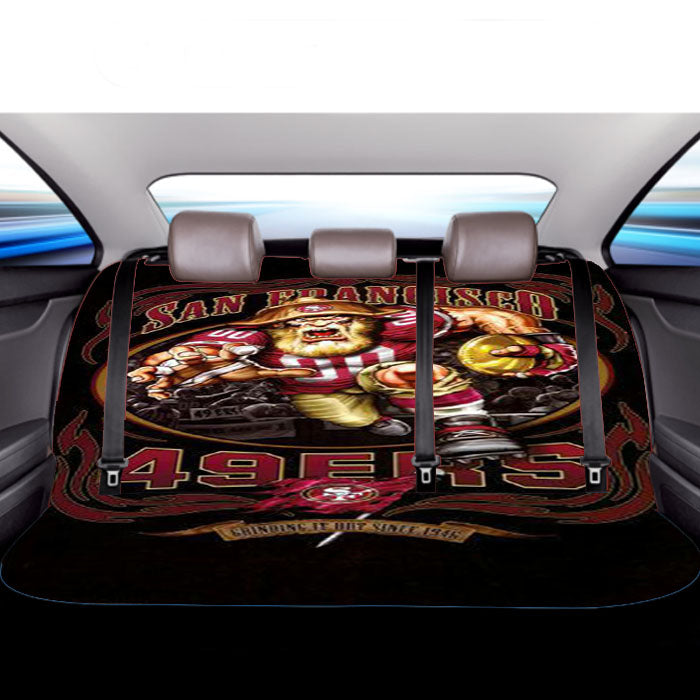 San Francised 49Ers Car Back Rear Seat Covers