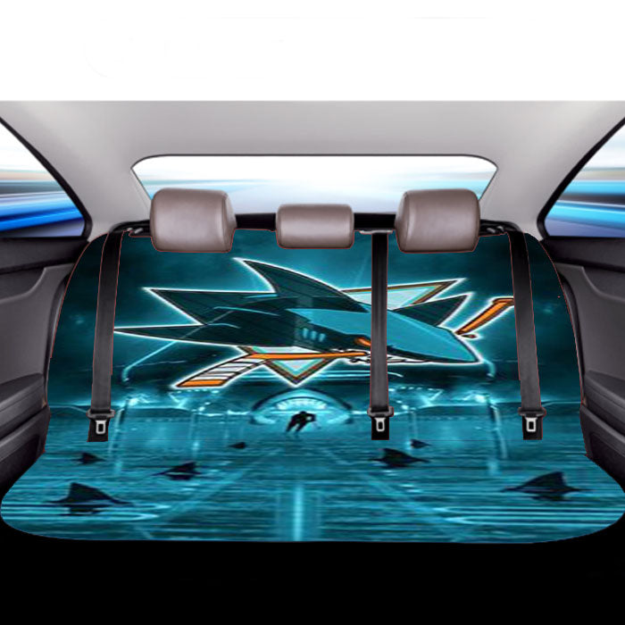 San Jose Sharks Car Back Rear Seat Covers