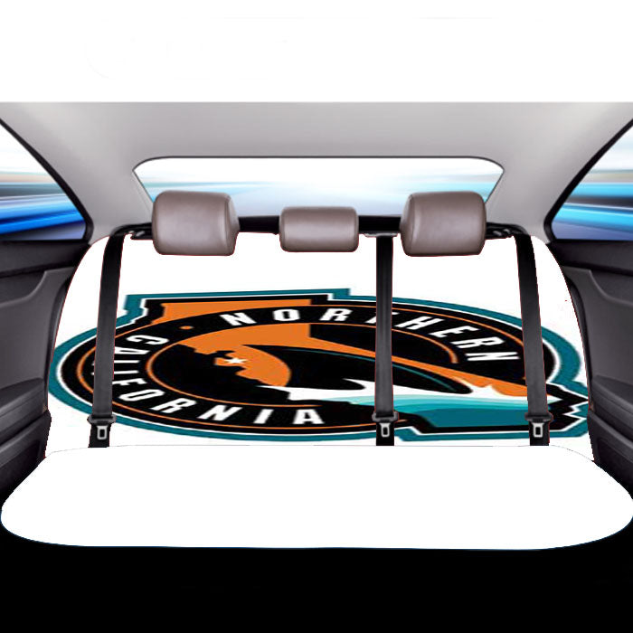 San Jose Sharks Logo Florida Car Back Rear Seat Covers